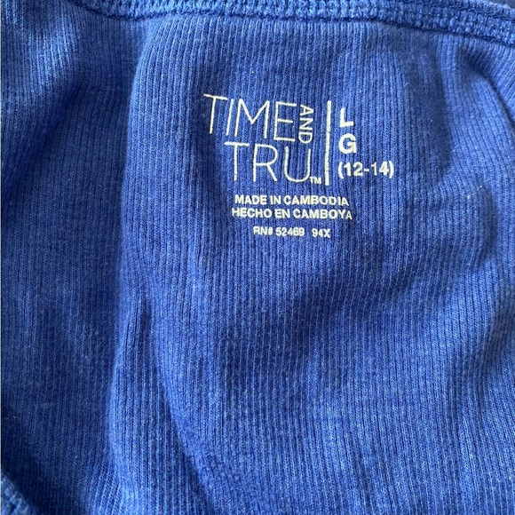 Time and Tru Women's Tank Top Set - Blue, Aqua, Yellow, Black L - Picture 7 of 10